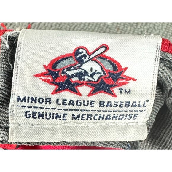 Vintage New Era Clearwater Threshers MiLB Hat Medium Large Red Mesh Strap back - Picture 5 of 13